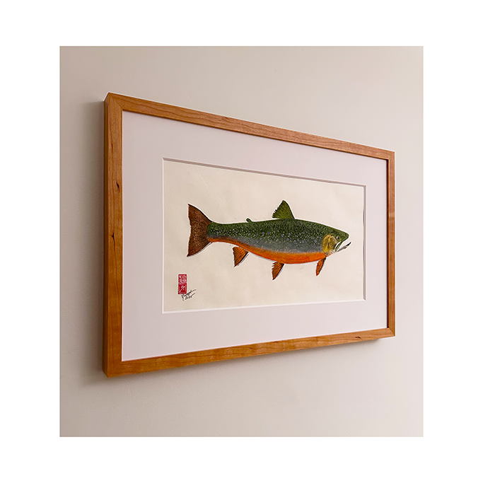 Allagash Brook Trout No. 2 - 26.5in x 17.5in