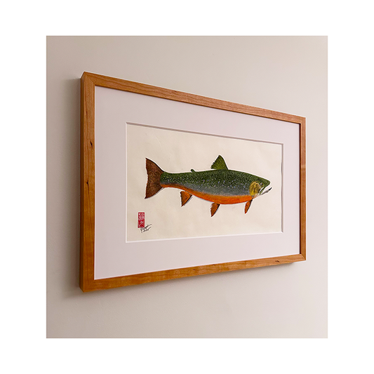 Allagash Brook Trout No. 2 - 26.5in x 17.5in